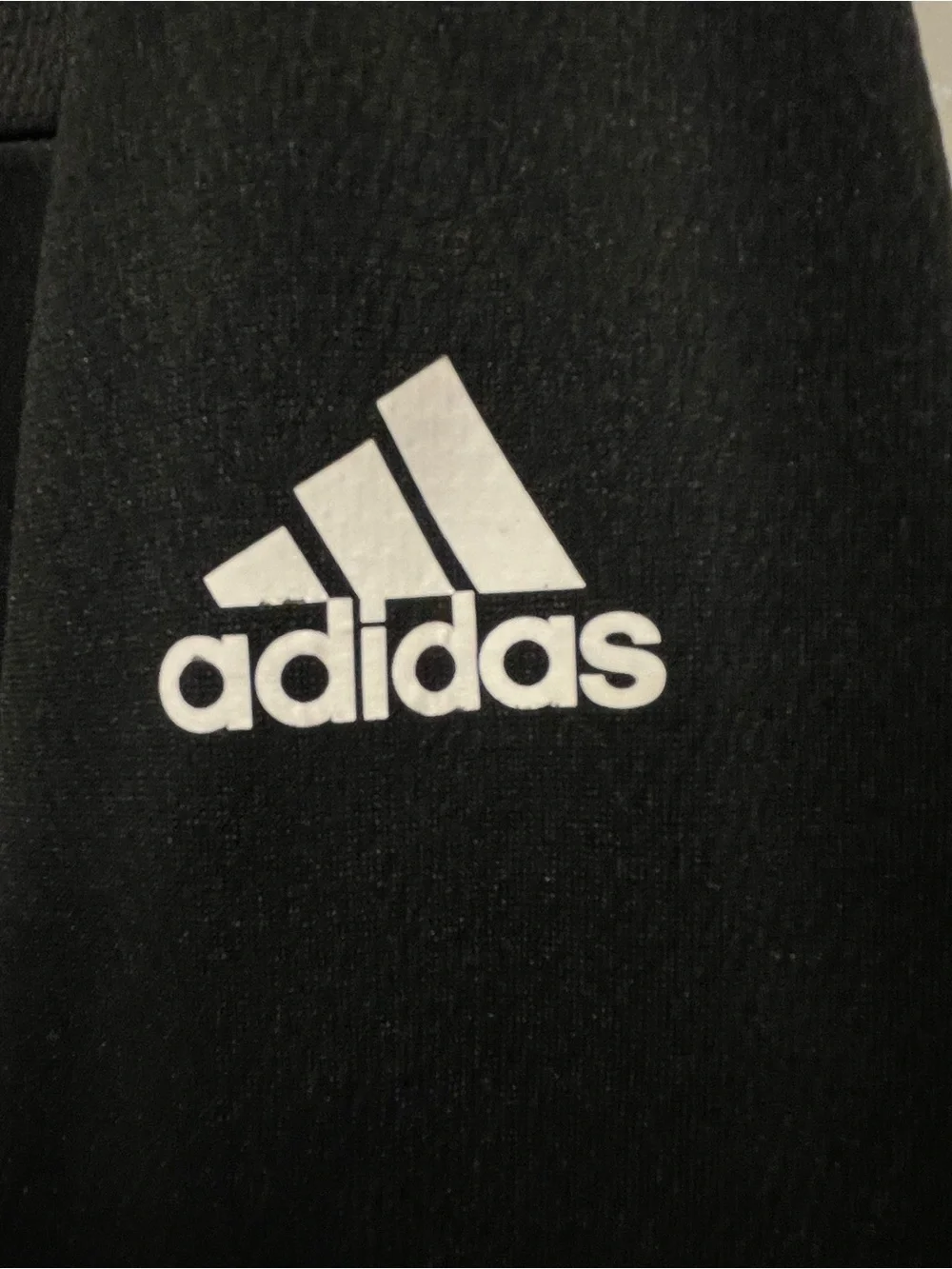 Adidas Mens M Black Climawarm 3 Stripe 1/4 Zip Pullover Performance Jacket